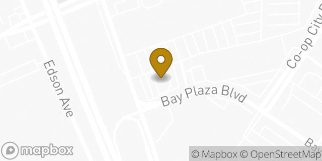 Map showing the location of Starbucks in Bronx, NY 10475