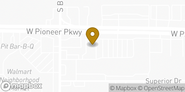 Map showing the location of McDonald's in Pantego, TX 76013