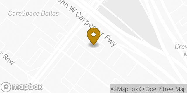Map showing the location of McDonald's in Dallas, TX 75247