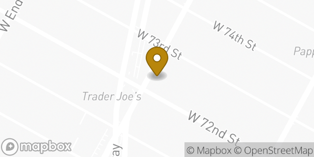Map showing the location of Chipotle Mexican Grill in New York, NY 10023