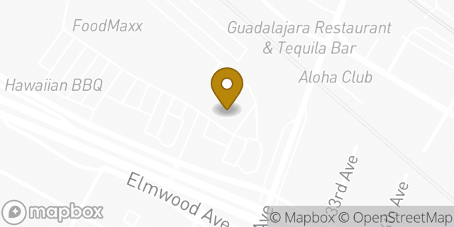 Map showing the location of AutoZone in Oakland, CA 94601