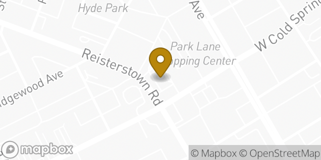Map showing the location of McDonald's in Baltimore, MD 21215