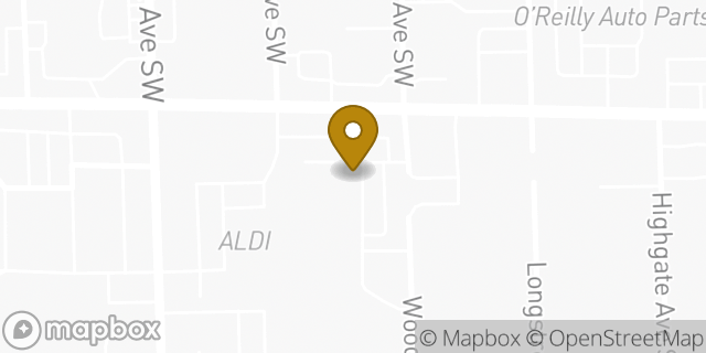 Map showing the location of Amazon Locker - Suspenders in WYOMING, MI 49509