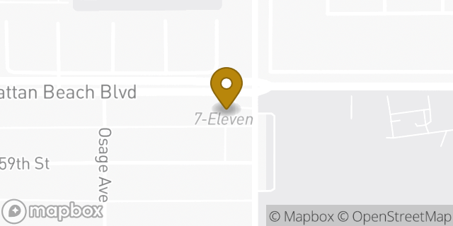 Map showing the location of Amazon Locker - Taco in Lawndale, CA 90260