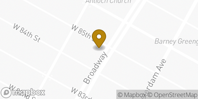 Map showing the location of Panera Bread in New York, NY 10024