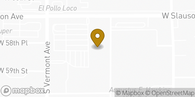 Map showing the location of Coinme in Los Angeles, CA 90044