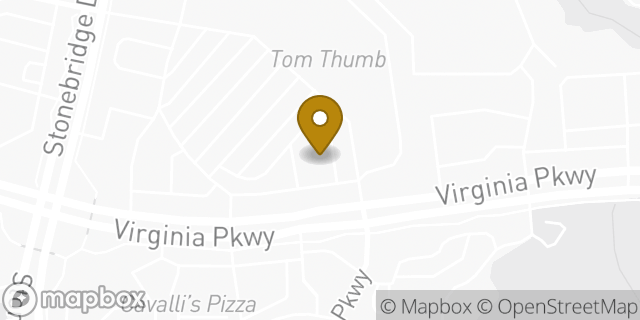 Map showing the location of McDonald's in McKinney, TX 75071