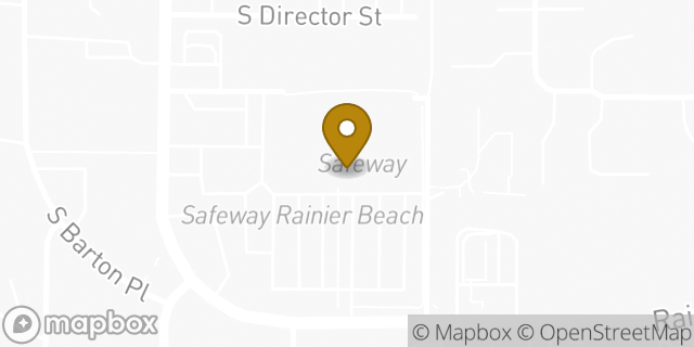 Map showing the location of Safeway in Seattle, WA