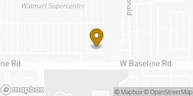 Map showing the location of McDonald's in Mesa, AZ 85210