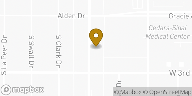 Map showing the location of Sunglass Hut in Los Angeles, CA 90048
