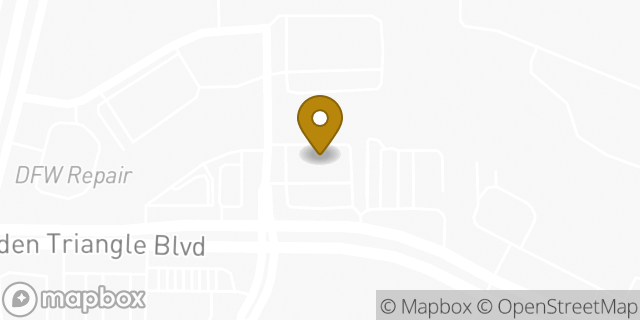 Map showing the location of Amazon Locker - Loire in Fort Worth, TX 76177
