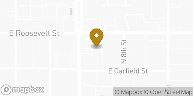 Map showing the location of Amazon Locker - Heiress in Phoenix, AZ 85006