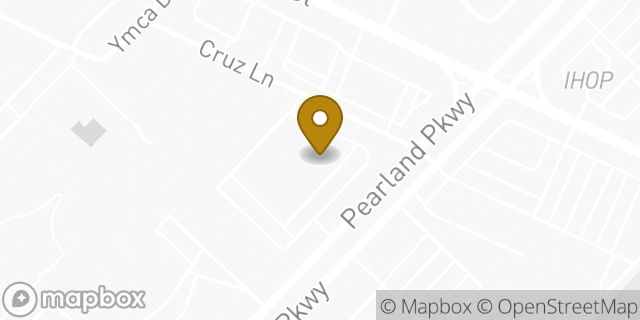 Map showing the location of Amazon Locker - Squeeze in Pearland, TX 77581