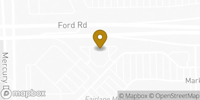 Map showing the location of Olive Garden in Dearborn, MI 48126