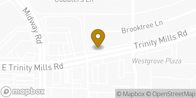 Map showing the location of Life Time North Dallas in Dallas, TX 75287