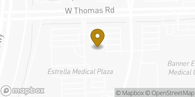 Map showing the location of Banner Surgery Center in Phoenix, AZ 85037