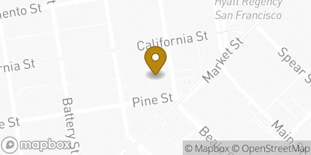 Map showing the location of Amazon Locker - Klaxon in San Francisco, CA 94111