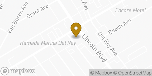 Map showing the location of ATM Walgreens in Marina del Rey, CA 90292