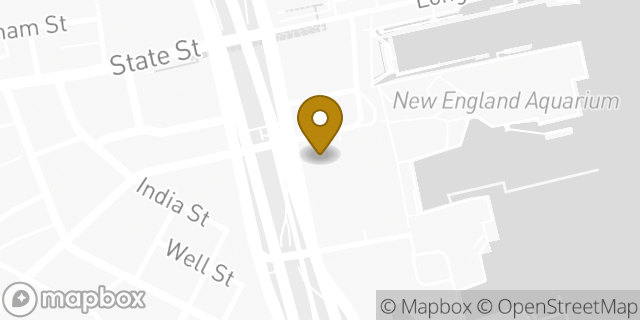 Map showing the location of National Car Rental in Boston, MA 02110