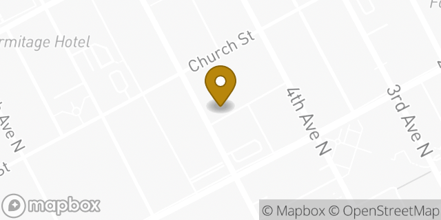 Map showing the location of Amazon Locker - Basil in Nashville, TN 37219