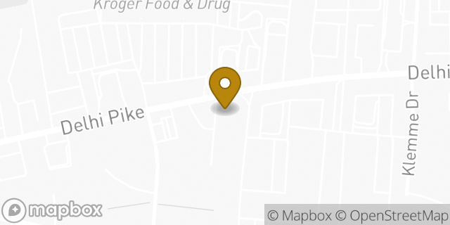 Map showing the location of Subway in Delhi Twp, OH 45238