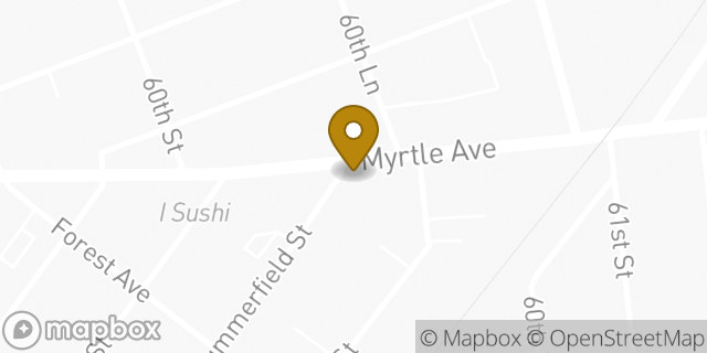 Map showing the location of Dunkin' in Ridgewood, NY 11385