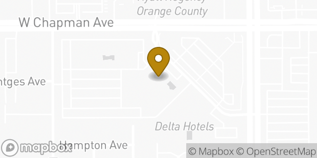 Map showing the location of Starbucks in Garden Grove, CA 92840