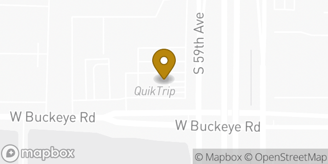 Map showing the location of Amazon Locker - Chronometer in Phoenix, AZ 85043