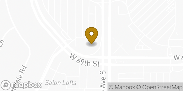 Map showing the location of Bank Of America in Edina, MN 55435