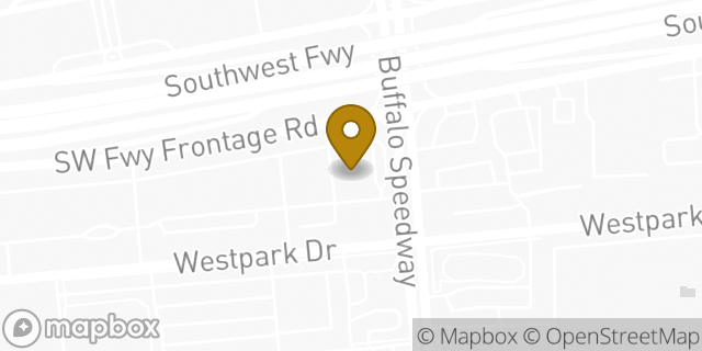 Map showing the location of Chase Bank in Houston, TX 77027