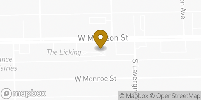 Map showing the location of McDonald's in Chicago, IL 60644