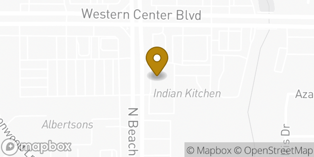Map showing the location of Papa John's Pizza in Haltom City, TX 76137