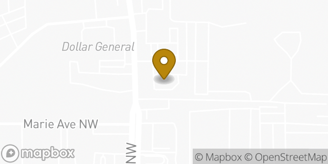 Map showing the location of Enterprise Rent-A-Car in Huntsville, AL 35816
