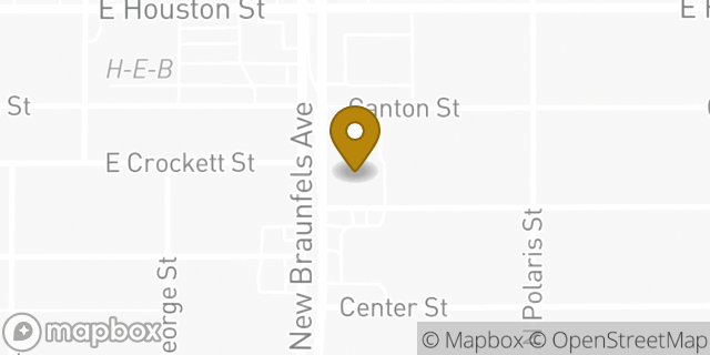 Map showing the location of EZ Pawn in San Antonio, TX 78202