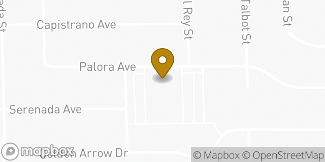 Map showing the location of The Church of Jesus Christ of Latter-day Saints in Las Vegas, NV 89169