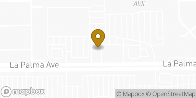 Map showing the location of The UPS Store in Buena Park, CA 90620