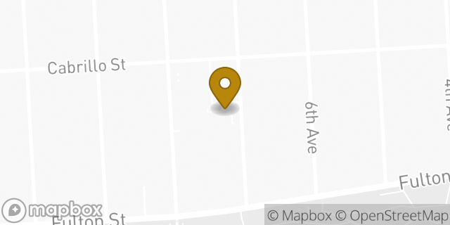 Map showing the location of Safeway in San Francisco, CA 94118
