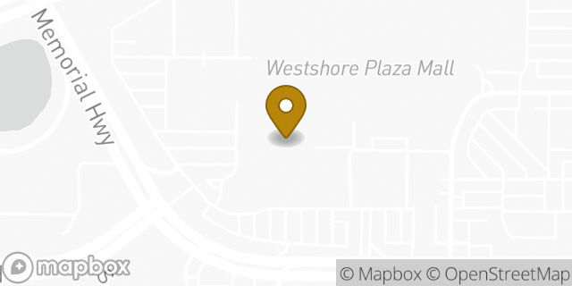 Map showing the location of Amazon Locker - Tango in Tampa, FL 33609