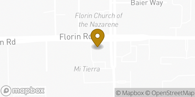 Map showing the location of 7-Eleven in Sacramento, CA 95828