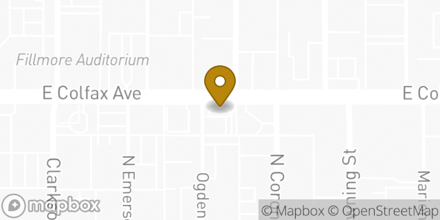 Map showing the location of ATM 7ELEVEN, INC. in Denver, CO