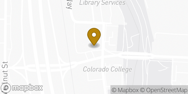 Map showing the location of 7-Eleven in Colorado Springs, CO 80905
