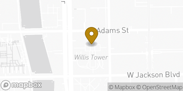 Map showing the location of Starbucks in Chicago, IL 60606