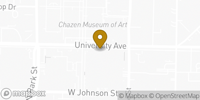 Map showing the location of Buffalo Wild Wings in Madison, WI 53715