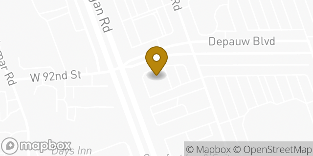 Map showing the location of Texas Roadhouse in Indianapolis, IN 46268