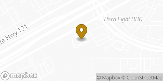Map showing the location of Panera Bread in The Colony, TX 75056