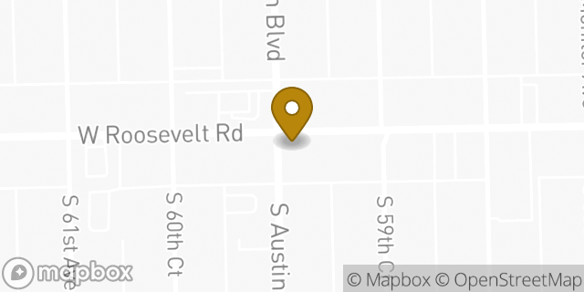 Map showing the location of Coinme in Cicero, IL 60804
