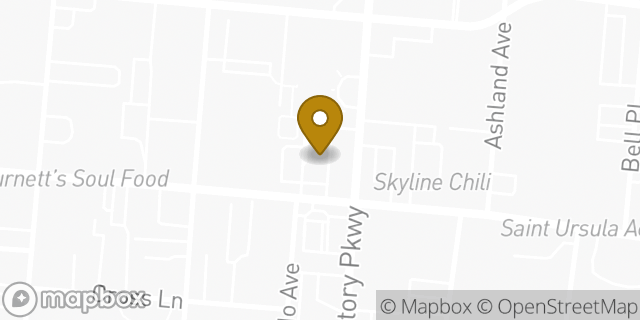 Map showing the location of McDonald's in Cincinnati, OH 45206