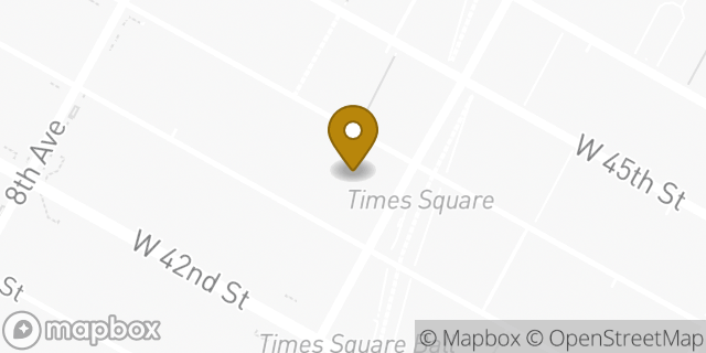 Map showing the location of Levi's in New York, NY 10036