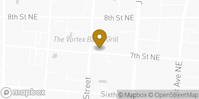 Map showing the location of Baskin-Robbins in Atlanta, GA 30309