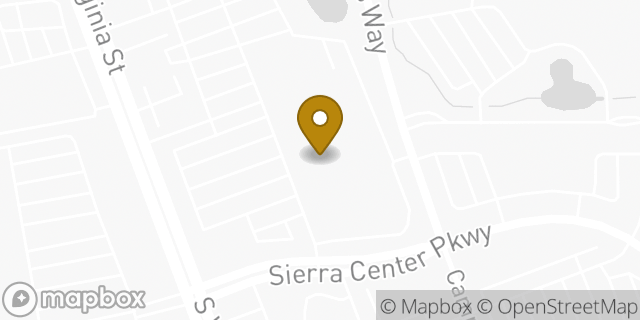 Map showing the location of The Home Depot in Reno, NV 89511